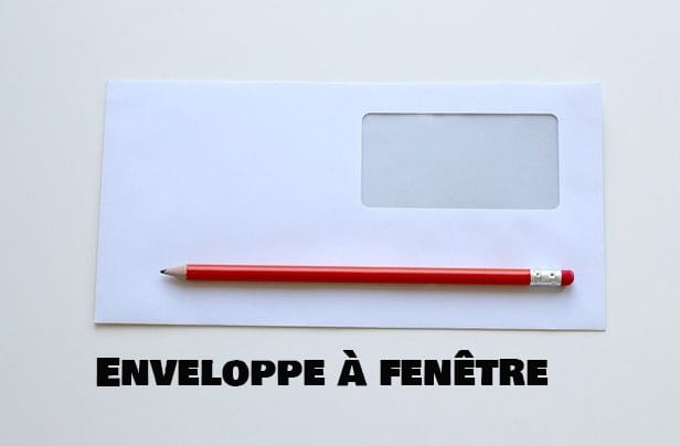 enveloppe à fenêtre