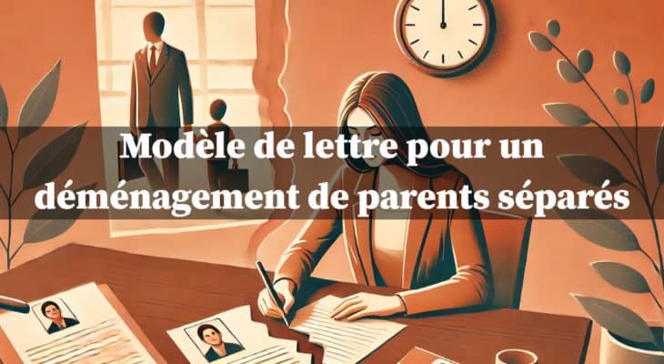 modele demenagement parents séparés