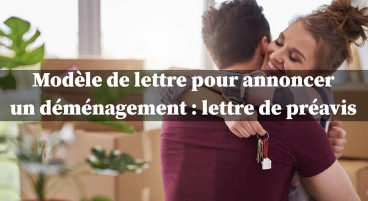 modèle lettre pour annoncer demenagement