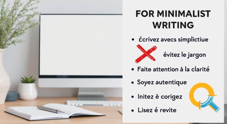 découvrez comment simplifier votre écriture tout en la rendant percutante. nos astuces d'écriture minimaliste vous aideront à transmettre vos idées clairement et efficacement.