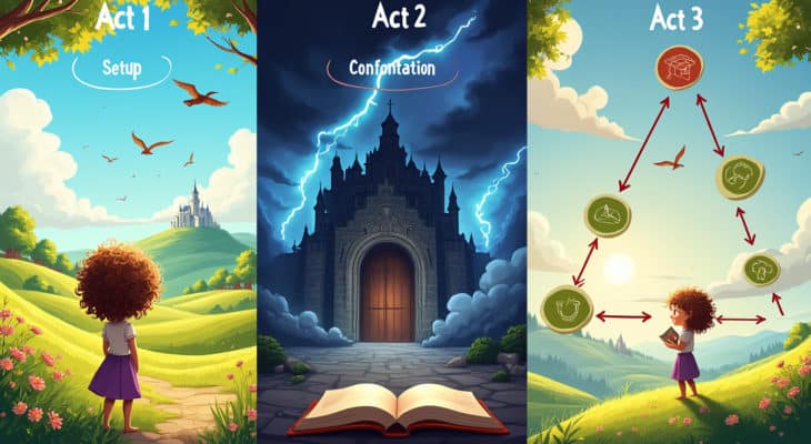 découvrez comment structurer efficacement votre intrigue en trois actes grâce à notre guide pratique. apprenez les secrets d'une narration captivante, les éléments clés de chaque acte et des conseils pour maintenir l'engagement de vos lecteurs du début à la fin.
