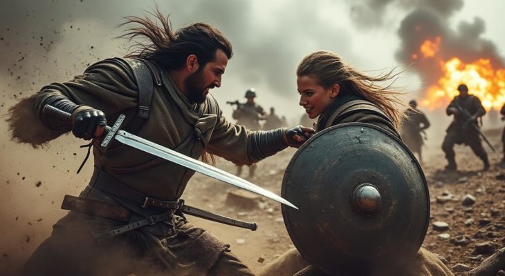 plongez au cœur d'une scène de combat saisissante, où chaque mouvement est empreint de réalisme et d'intensité. découvrez des protagonistes déterminés, des stratégies audacieuses et des émotions palpables qui rendent cet affrontement inoubliable. une expérience immersive qui captivera les amateurs d'action et de récit intense.