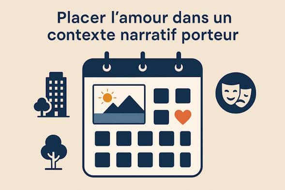 histoire d'amour et contexte narratif