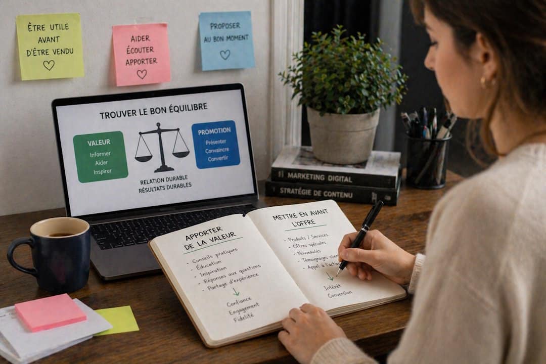 équilibre message offre commerciale