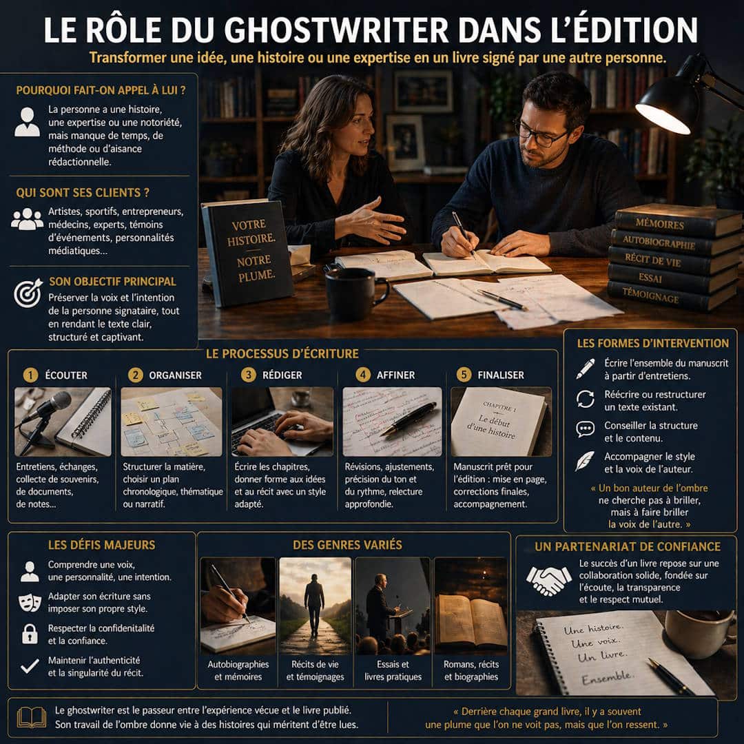 ghostwriter dans l'édition