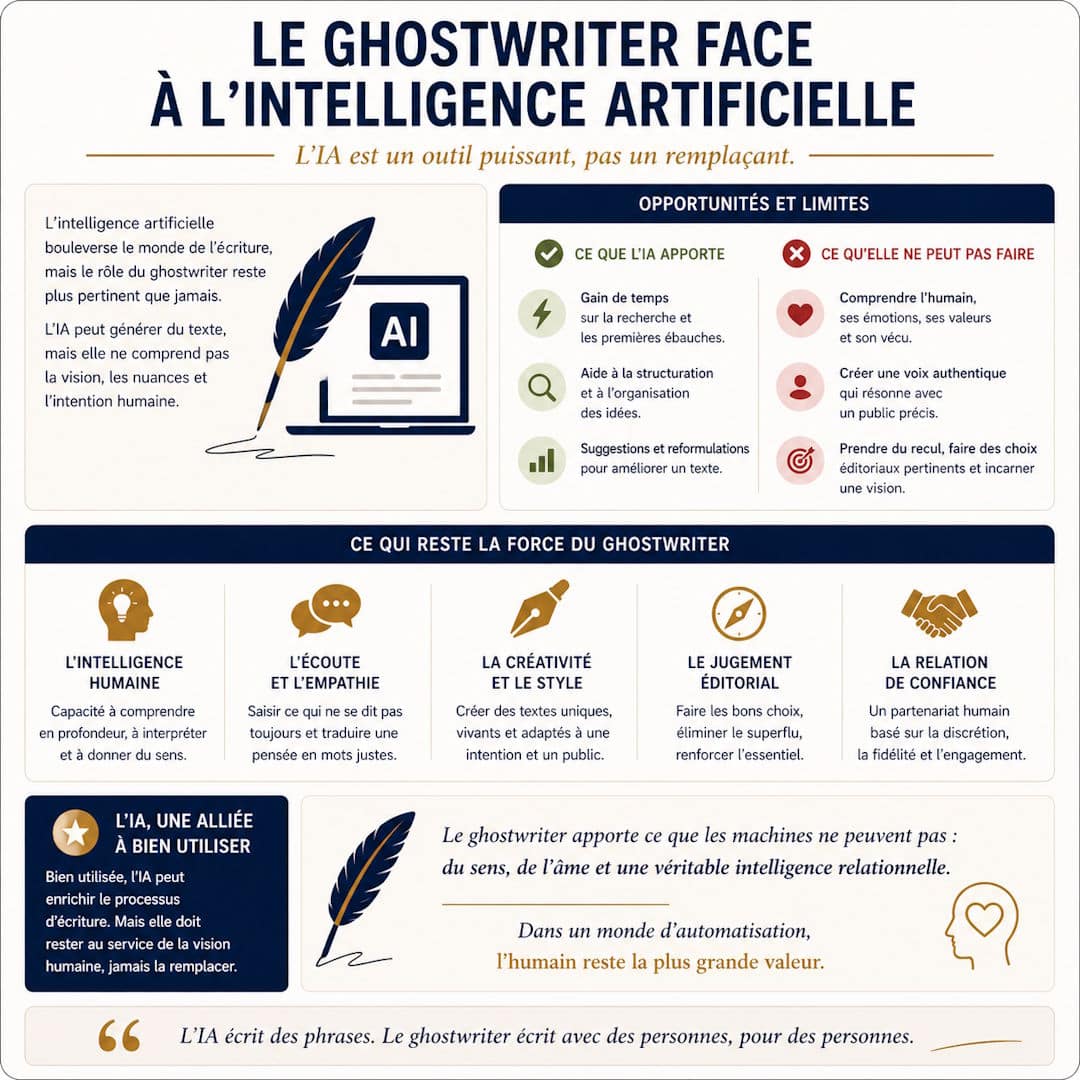 ghostwriter et intelligence artificielle IA