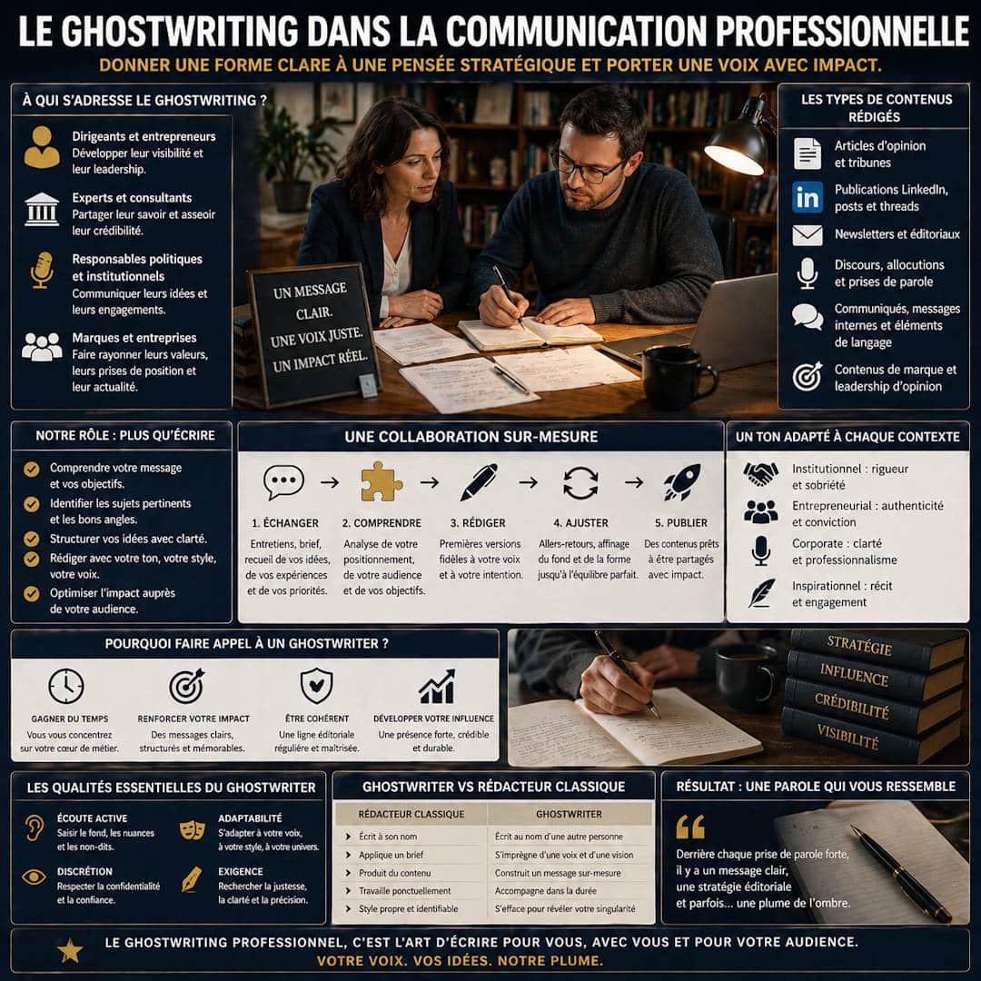 ghostwriting et communication professionnelle