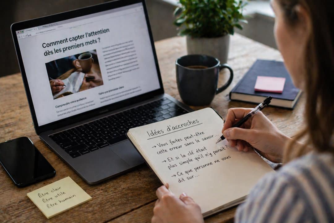 soigner les accroches